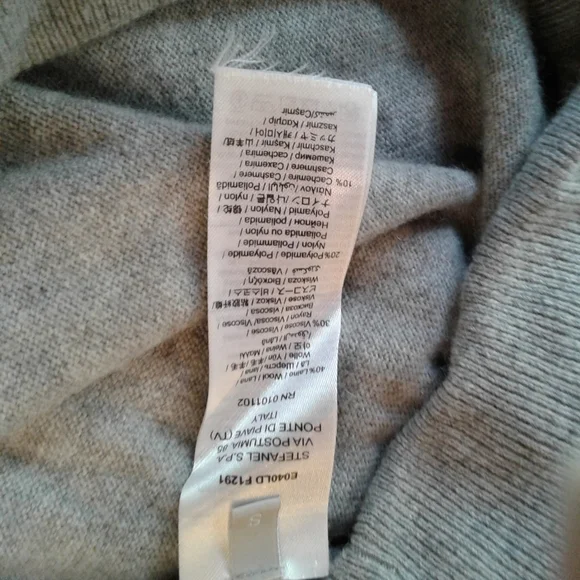 Stefanel hooded sweater wool cashmere blend Italy - Picture 3 of 13